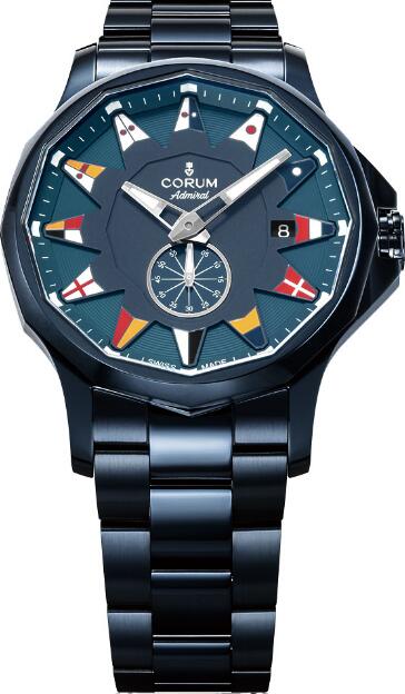 Review Copy Corum Admiral 42 Blue Watch 395.103.98/V733 AB50 - Click Image to Close